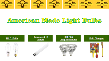 eshop at Light Bulbs Etc's web store for Made in the USA products